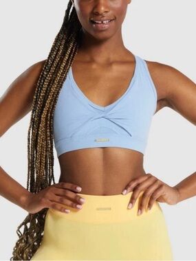 Gymshark x Whitney Simmons Mesh Bra Goal Blue size large